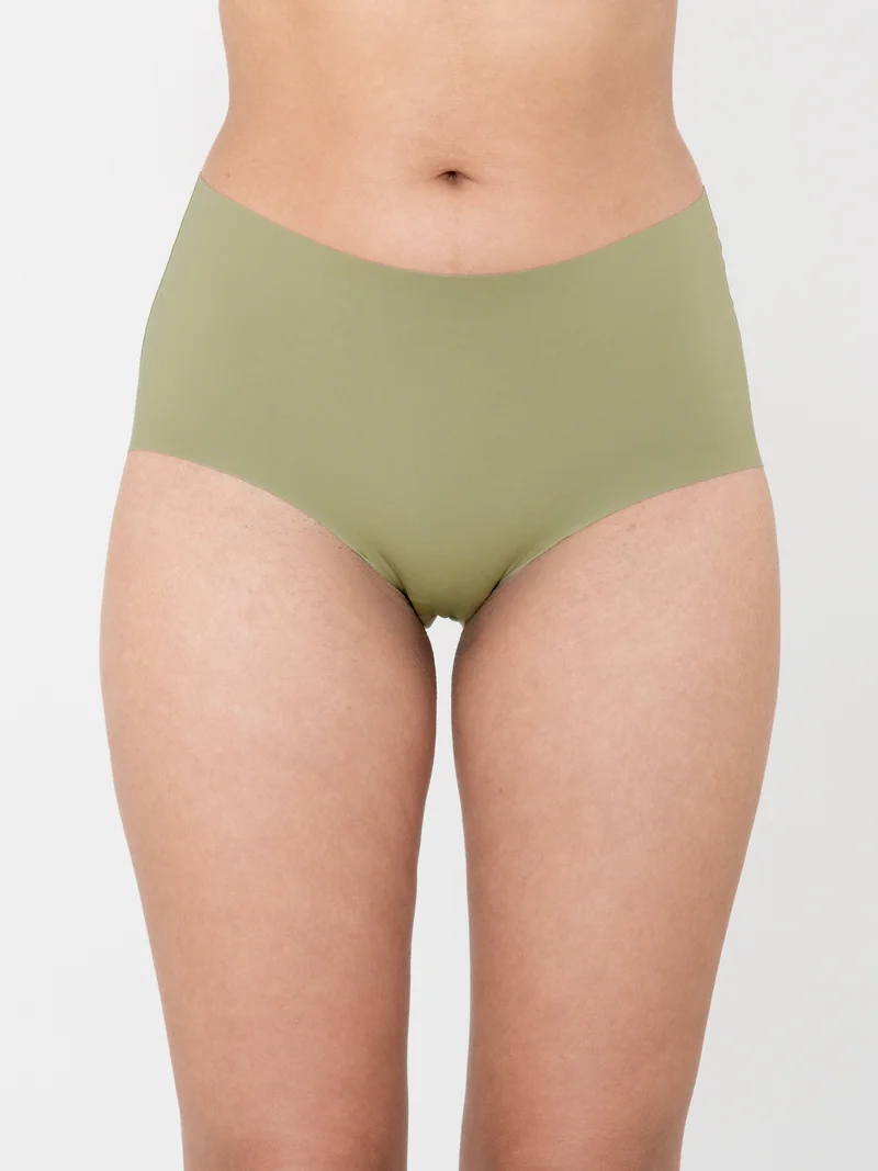 Shapercult Store Skyn Seamless Panty in Green for Women